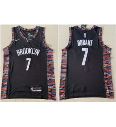 Nets 7 Kevin Durant Black City Edition Nike Swingman Jersey