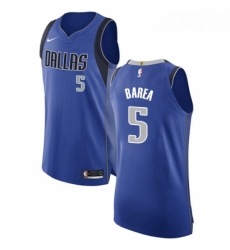 Youth Nike Dallas Mavericks 5 Jose Juan Barea Authentic Royal Blue Road NBA Jersey Icon Edition