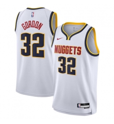 Men Denver Nuggets 32 Aaron Gordon White 2024 Association Edition Stitched Basketball Jersey