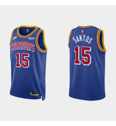 Men's Golden State Warriors #15 Gui Santos 2022 Royal Stitched Basketball Jerseys