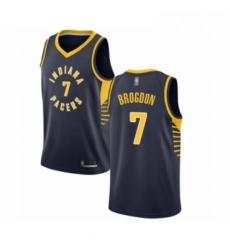 Womens Indiana Pacers 7 Malcolm Brogdon Swingman Navy Blue Basketball Jersey Icon Edition 