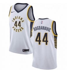 Womens Nike Indiana Pacers 44 Bojan Bogdanovic Authentic White NBA Jersey Association Edition 