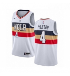 Womens Nike New Orleans Pelicans 4 Elfrid Payton White Swingman Jersey Earned Edition 