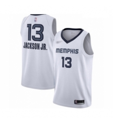 Grizzlies  13 Jaren Jackson Jr. White Basketball Swingman Association Edition Jersey