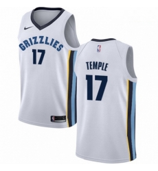 Mens Nike Memphis Grizzlies 17 Garrett Temple Swingman White NBA Jersey Association Edition 