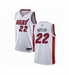 Youth Miami Heat 22 Jimmy Butler Swingman White Basketball Jersey Association Edition 