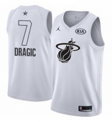 Youth Nike Miami Heat 7 Goran Dragic Swingman White 2018 All Star Game NBA Jersey