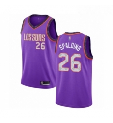 Womens Phoenix Suns 26 Ray Spalding Swingman Purple Basketball Jersey 2018 19 City Edition 