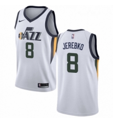 Youth Nike Utah Jazz 8 Jonas Jerebko Swingman NBA Jersey Association Edition 