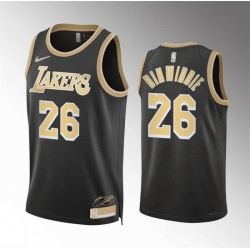 Men Los Angeles Lakers 26 Spencer Dinwiddie Black 2024 Select Series Stitched Basketball Jersey