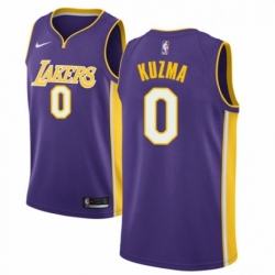 Youth Nike Los Angeles Lakers 0 Kyle Kuzma Authentic Purple NBA Jersey Icon Edition 