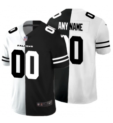 Men Women Youth Toddler Atlanta Falcons Custom Men Black V White Peace Split Nike Vapor Untouchable Limited NFL Jersey