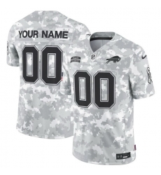 Men Buffalo Bills Active Player Custom 2024 F U S E Arctic Camo Salute To Service Limited Stitched Football Jersey