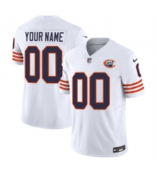 Men Women youth Chicago Bears Active Player Custom 2023 F U S E  White Throwback Limited Stitched Football Jersey