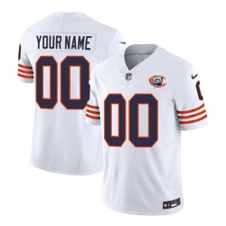 Men Women youth Chicago Bears Active Player Custom 2023 F U S E  White Throwback Limited Stitched Football Jersey