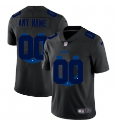 Men Women Youth Toddler Indianapolis Colts Custom Men Nike Team Logo Dual Overlap Limited NFL Jerseyey Black