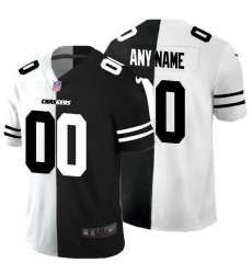 Men Women Youth Toddler Los Angeles Chargers Custom Men Black V White Peace Split Nike Vapor Untouchable Limited NFL Jersey