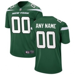Custom New York Jets Nike Vapor Limited Green Jersey