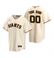 Men Women Youth Toddler All Size San Francisco Giants Custom Nike Cream Stitched MLB Cool Base Home Jersey