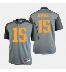 Men Tennessee Volunteers Jauan Jennings College Football Gray Jersey