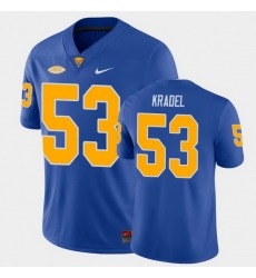 Men Pitt Panthers Jake Kradel College Football Royal Game Jersey