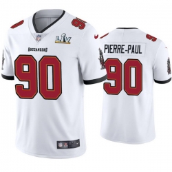 Jason Pierre Paul Buccaneers White Super Bowl Lv Vapor Limited Jersey