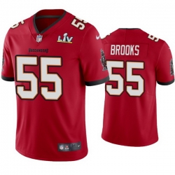 Men Derrick Brooks Buccaneers Red Super Bowl Lv Vapor Limited Jersey