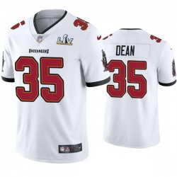 Men Jamel Dean Buccaneers White Super Bowl Lv Vapor Limited Jersey