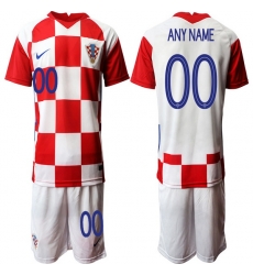 Mens Croatia Short Soccer Jerseys 017