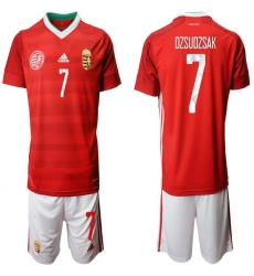 Mens Hungary Short Soccer Jerseys 005