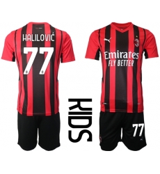 Kids AC Milan Soccer Jerseys 012