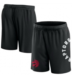 Men Toronto Raptors Black Post Up Mesh Shorts 