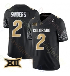 Men Colorado Buffaloes #2 Shedeur Sanders  Black Vapor Limited Stitched Football Jersey n