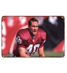 Arizona Cardinals Aluminum Sign 12x8 Inch Pat Tillman 003