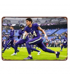 Baltimore Ravens Aluminum Sign 12x8 Inch Kyle Hamilton 001