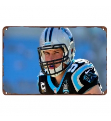 Carolina Panthers Aluminum Sign 12x8 Inch Jaycee Horn 002