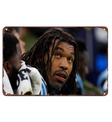 Carolina Panthers Aluminum Sign 12x8 Inch Julius Peppers 003