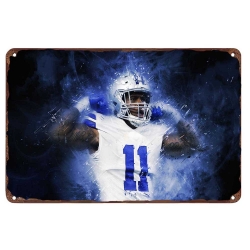 Dallas Cowboys Aluminum Sign 12x8 Inch Micah Parsons 001