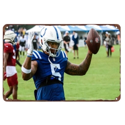 Indianapolis Colts Aluminum Sign 12x8 Inch Anthony Richardson  002