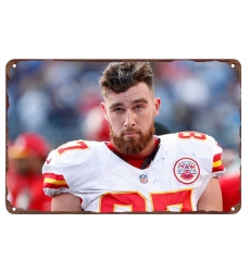 Kansas City Chiefs Aluminum Sign 12x8 Inch Travis Kelce 006