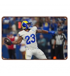 Los Angeles Rams Aluminum Sign 12x8 Inch Kyren Williams 002