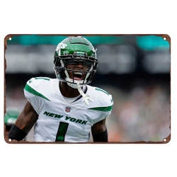 New York Jets Aluminum Sign 12x8 Inch Ahmad Sauce Gardner 001