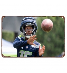 Seattle Seahawks Aluminum Sign 12x8 Inch Tyler Lockett 004