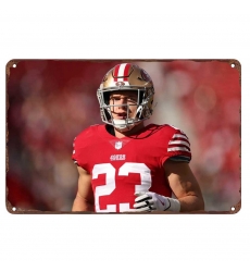 San Francisco 49ers Aluminum Sign Christian McCaffrey 002