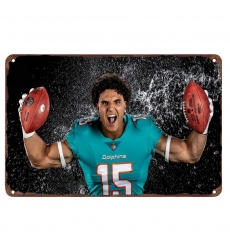 Miami Dolphins Aluminum Sign 12x8 Inch Jaelan Phillips 002