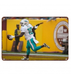 Miami Dolphins Aluminum Sign 12x8 Inch Tyreek Hill 001