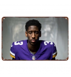 Minnesota Vikings Aluminum Sign 12x8 Inch Jordan Addison 004