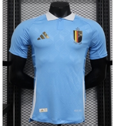 Men 2024 Soccer Jersey Belguim Blue